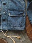 画像3: STUDIO D'ARTISAN ダルチ - US NAVY デニムパーカー　【MADE IN JAPAN】　ユーズドカラー