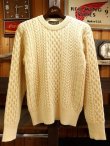 画像1: ORGUEIL オルゲイユ - Cable Knit　Ivory　【MADE IN JAPAN】