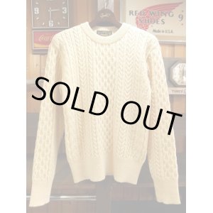 画像: ORGUEIL オルゲイユ - Cable Knit　Ivory　【MADE IN JAPAN】