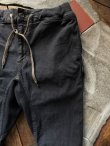 画像4: GO HEMP ゴーヘンプ - SLIM RIB PANTS/BACK SATIN STRETCH　ガンメタルグレイ　【MADE IN JAPAN】