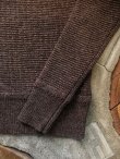 画像11: ORGUEIL オルゲイユ - Pullover Shawl Collar Knit　Brown　【MADE IN JAPAN】