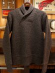 画像1: ORGUEIL オルゲイユ - Pullover Shawl Collar Knit　Brown　【MADE IN JAPAN】