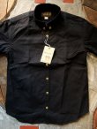 画像2: ORGUEIL オルゲイユ - Button Down Shirt　Black　【MADE IN JAPAN】