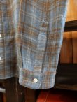 画像4: ORGUEIL オルゲイユ - Classic Wool Shirt　Blue　【MADE IN JAPAN】