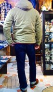 画像18: GO HEMP ゴーヘンプ - PEACE HOODY/ H/C MINI HERRINGBONE　DESERT SAND