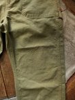 画像4: GO WEST ゴーウエスト - UNIQUE DIY PANTS/SULFIDE DYE LIGHToz DUCK　OLIVE　【MADE IN JAPAN】