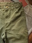 画像3: GO WEST ゴーウエスト - UNIQUE DIY PANTS/SULFIDE DYE LIGHToz DUCK　OLIVE　【MADE IN JAPAN】