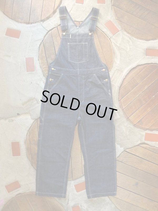 画像1: GO WEST ゴーウエスト - PRIMITIVE OVERALLS/8oz WORK DENIM　ONE WASH　【MADE IN JAPAN】