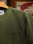 画像2: PHERROW'S フェローズ - ポケT ポケット付きTシャツ　サンドグリーン