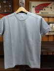 画像1: PHERROW'S フェローズ - Vガゼット付きプレーンTシャツ　杢グレー　【MADE IN JAPAN】