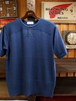 画像1: ORGUEIL オルゲイユ - Short Sleeve Knit　Blue【MADE IN JAPAN】