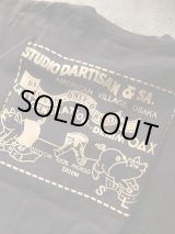 画像: STUDIO D'ARTISAN ダルチ - USAコットン定番Ｔシャツ　ブラック　【MADE IN JAPAN】　