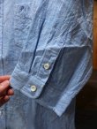 画像7: PHERROW'S フェローズ - C/Lシャンブレー7分袖ボタンダウンシャツ　サックス　【MADE IN JAPAN】