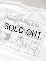 画像: STUDIO D'ARTISAN ダルチ - USAコットン定番Ｔシャツ　ホワイト　【MADE IN JAPAN】　