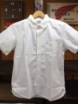 画像12: PHERROW'S フェローズ - ラウンドカラー 半袖 ボタンダウンシャツ　ホワイト　【MADE IN JAPAN】