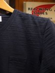 画像2: PHERROW'S フェローズ - スラブコットンプレーンVネックTシャツ　S.ブラック　【MADE IN JAPAN】