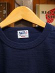 画像4: PHERROW'S フェローズ - スラブコットンプレーンクルーネックTシャツ　ネイビー　【MADE IN JAPAN】