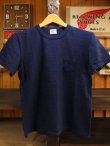 画像10: PHERROW'S フェローズ - スラブコットンプレーンクルーネックTシャツ　ネイビー　【MADE IN JAPAN】