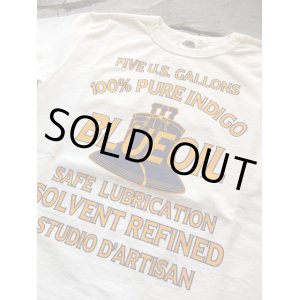 画像: STUDIO D'ARTISAN ダルチ - 吊り編みプリントTシャツ　ホワイト　【MADE IN JAPAN】　