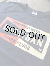 画像: STUDIO D'ARTISAN ダルチ - 吊り編みプリントTシャツ　ネイビー　【MADE IN JAPAN】　