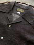 画像1: ORGUEIL オルゲイユ - Open Collor Shirt　Black　【MADE IN JAPAN】