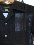 画像11: ORGUEIL オルゲイユ - Open Collor Shirt　Black　【MADE IN JAPAN】