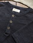 画像1: ORGUEIL オルゲイユ - Henry T-Shirt　Black　【MADE IN JAPAN】