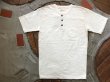 画像2: ORGUEIL オルゲイユ - Henry T-Shirt　White　【MADE IN JAPAN】
