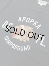 画像: PHERROW'S フェローズ - APOPKA CAMP GROUND プリントTシャツ　S,ブラック