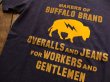 画像7: PHERROW'S フェローズ -  ”BUFFALO BRAND” フロッキープリントTシャツ　S,ブラック　【MADE IN JAPAN】