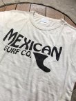 画像1: ”MEXICAN SURF”プリントTシャツ　L,グレージュ