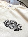 画像1: STUDIO D'ARTISAN ダルチ - 吊り編みプリントTシャツ　ホワイト　【MADE IN JAPAN】　