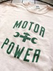 画像1: PHERROW'S フェローズ -  ”MOTOR POWER”プリントTシャツ　S,ホワイト　【MADE IN JAPAN】