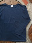画像2: PHERROW'S フェローズ - バスクシャツ・ロンTee　G.ネイビー　【MADE IN JAPAN】