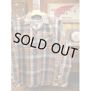 画像: Upscape Audience オーディエンス - 70’ｓサーフチェックオープンカラーライト_Jacket　Charcoal70S Surf Check　【MADE IN JAPAN】