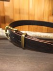 画像1: ORGUEIL オルゲイユ - Bridle Leather Belt　Brown　【MADE IN JAPAN】