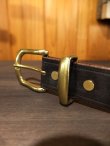 画像3: ORGUEIL オルゲイユ - Bridle Leather Belt　Brown　【MADE IN JAPAN】