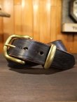 画像2: ORGUEIL オルゲイユ - Bridle Leather Belt　Brown　【MADE IN JAPAN】