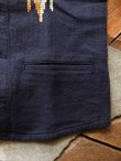 画像5: PHERROW'S フェローズ - チマヨ柄刺繍 ベスト　ネイビー　【MADE IN JAPAN】
