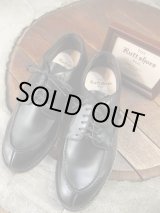 画像: The Rutt shoes & co.　ラッドシューズ - SPLIT V TIP OXFORD　Black　【MADE IN JAPAN】