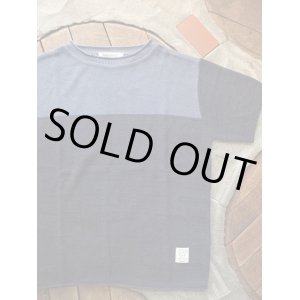 画像: Ranch Standard ランチスタンダード - ブロッキングニットTee　INDIGO×NAVY　【MADE IN JAPAN】 