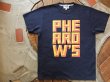 画像2: PHERROW'S フェローズ - 3D風ロゴ Tシャツ　ネイビー