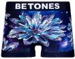 画像1: BETONES ビトーンズ ボクサーパンツ - GALAXY FLOWER　ネイビー