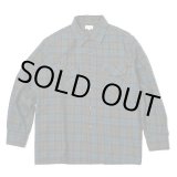 画像: GOWEST ゴーウェスト -OUT OF BOEDER SHIRTS / WOOL CHECK　OLIVE