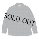 画像: GOWEST ゴーウェスト -OUT OF BOEDER SHIRTS / WOOL CHECK　NAVY