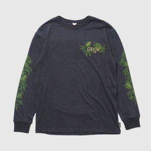 画像: GOHEMP ゴーヘンプ - GROW／LONG SLEEVE TEE/GUNMETAL GRAY CHOO