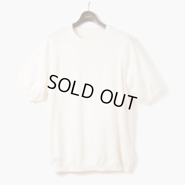 画像1: ORGUEIL オルゲイユ - Cotton Silk Knit T-Shirt: White