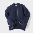 画像1: ORGUEIL オルゲイユ - Zip-Up Knit : NAVY