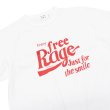 画像2: free rage -"Enjoy" リサイクルコットンTee:WHITE