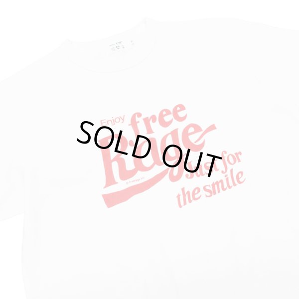 画像2: free rage -"Enjoy" リサイクルコットンTee:WHITE